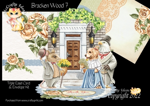Bracken Wood 7 Triple Easel Card Kit