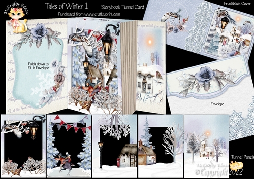 Tales of Winter 1 Storybook Tunnel Card