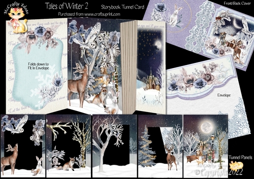 Tales of Winter 2 Storybook Tunnel Card