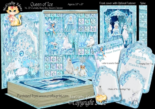 Queen of Ice - XL 3D Curiosity Book Box Advent Calendar