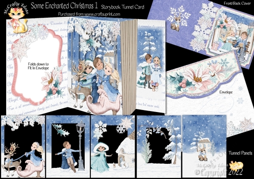 Some Enchanted Christmas 1 Storybook Tunnel Card