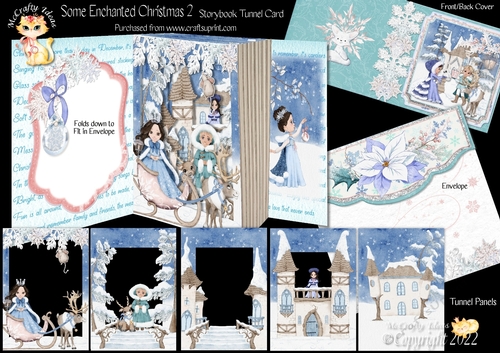 Some Enchanted Christmas 2 Storybook Tunnel Card