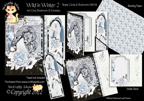 Wild in Winter 2 Simply Cards & Bookmark Mini Kit