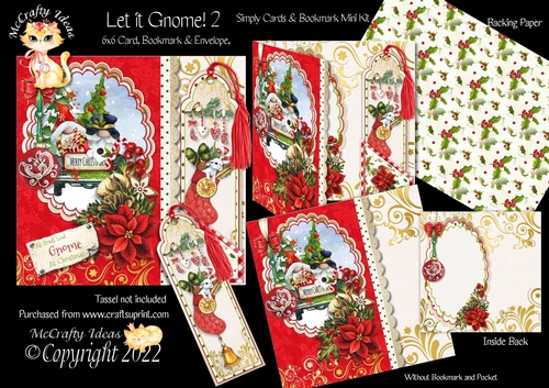 Let it Gnome! 2 Simply Cards & Bookmark Mini Kit
