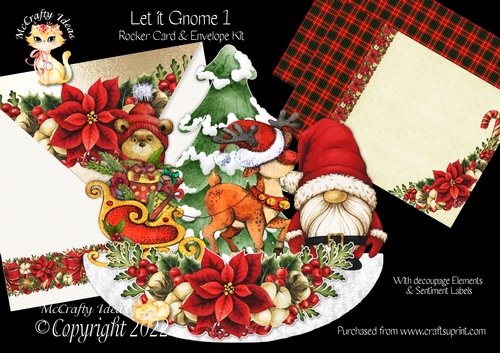 Let it Gnome 1 Rocker Card Mini Kit