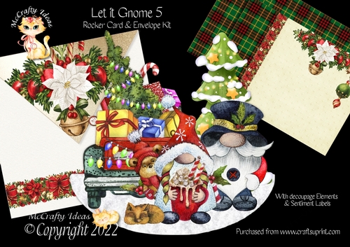Let it Gnome 5 Rocker Card Mini Kit