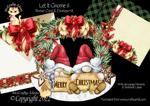 Let it Gnome 6 Rocker Card Mini Kit