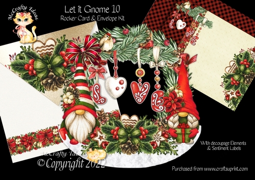 Let it Gnome 10 Rocker Card Mini Kit
