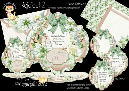 Rejoice! 2 Pocket Easel Card