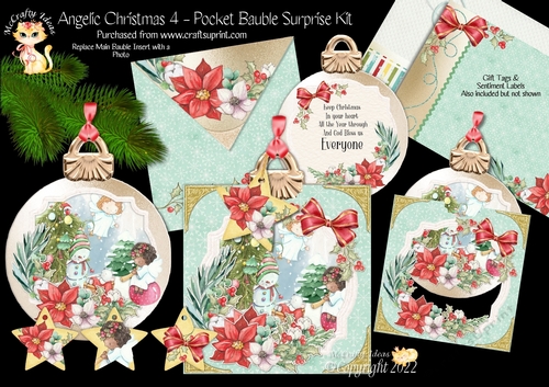 Angelic Christmas 4 - Pocket Bauble Surprise Kit
