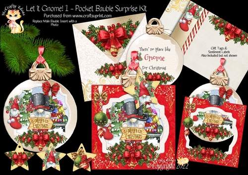 Let it Gnome 1 - Pocket Bauble Surprise Kit