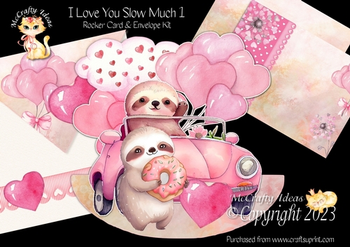 I Love You Slow Much 1 Rocker Card