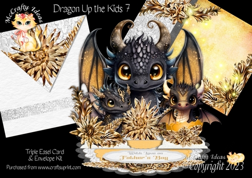 Dragon the Kids Up 7 Triple Easel