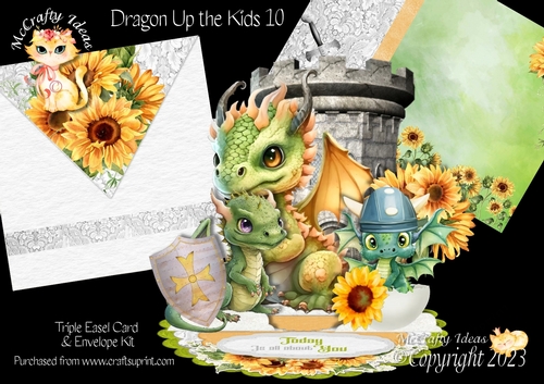 Dragon the Kids Up 10 Triple Easel