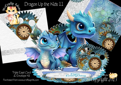 Dragon the Kids Up 11 Triple Easel