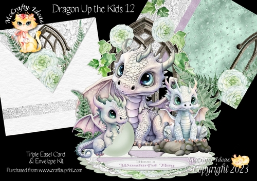 Dragon the Kids Up 12 Triple Easel