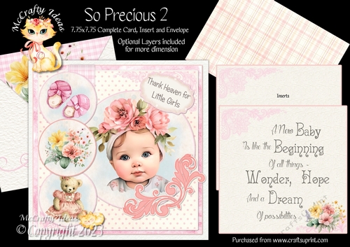 So Precious 2  7.75x7.75 Simply Cards 