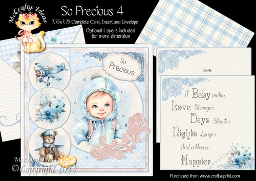 So Precious 4  7.75x7.75 Simply Cards 