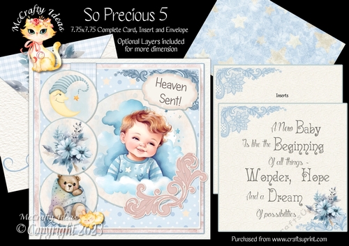 So Precious 5  7.75x7.75 Simply Cards 