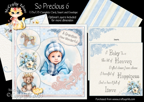 So Precious 6  7.75x7.75 Simply Cards 
