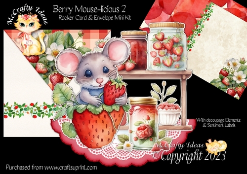 Berry Mouse-licious 2 Rocker Card