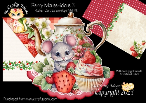 Berry Mouse-licious 3 Rocker Card