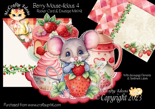 Berry Mouse-licious 4 Rocker Card