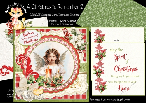 A Christmas to Remember 2  7.75x7.75 Simply Cards 