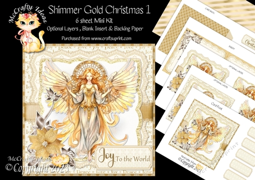 Shimmer Gold Christmas 1 Mini Kit