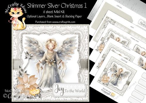 Shimmer Silver Christmas 1 Mini Kit