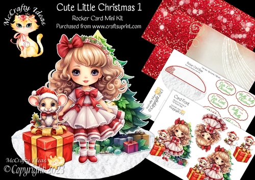 Cute Little Christmas 1 Rocker Card