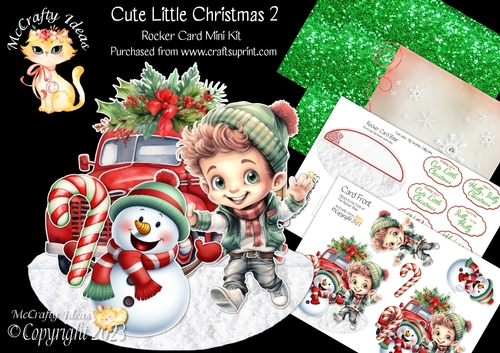 Cute Little Christmas 2 Rocker Card