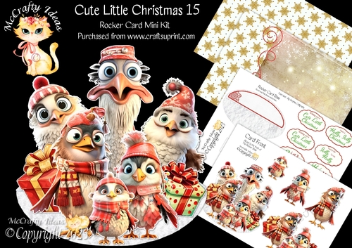 Cute Little Christmas 15 Rocker Card
