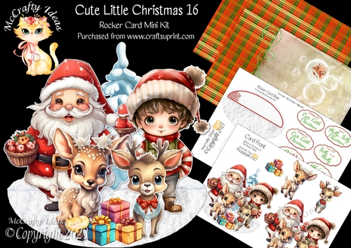 Cute Little Christmas 16 Rocker Card