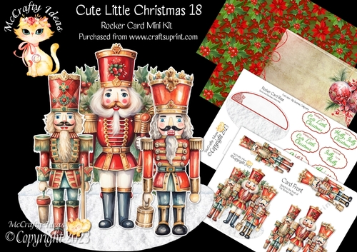 Cute Little Christmas 18 Rocker Card