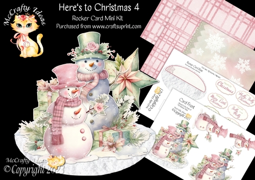 Heres to Christmas 4 Rocker Card