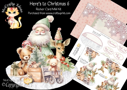 Heres to Christmas 6 Rocker Card