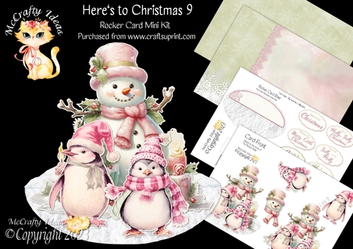 Heres to Christmas 9 Rocker Card