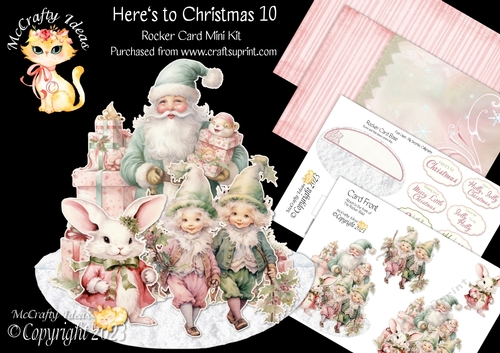 Heres to Christmas 10 Rocker Card