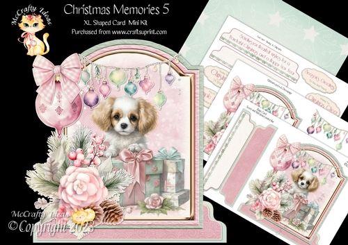Christmas Memories 5 XL Shaped Card Kit