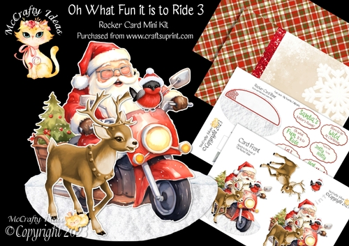 Oh what fun it is to Ride 3 Rocker Card