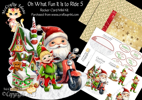 Oh what fun it is to Ride 5 Rocker Card