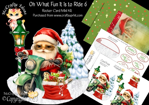 Oh what fun it is to Ride 6 Rocker Card