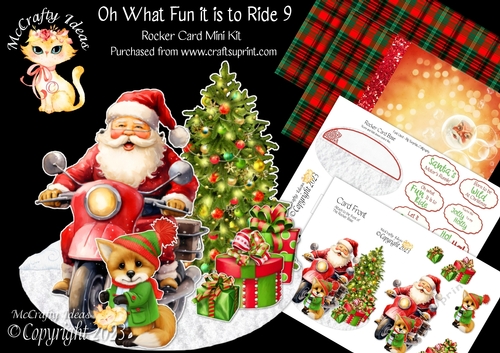 Oh what fun it is to Ride 9 Rocker Card