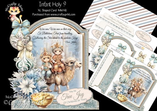 Infant Holy 9 XL Shaped Card Kit