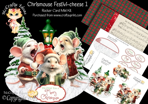 Chrismouse Festivi-cheese 1 Rocker Card