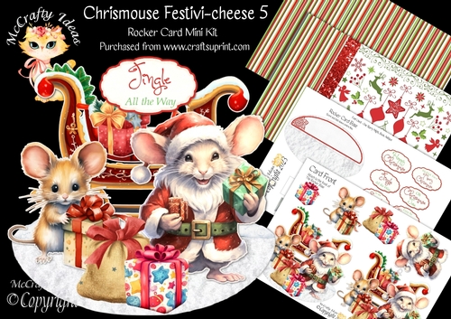 Chrismouse Festivi-cheese 5 Rocker Card