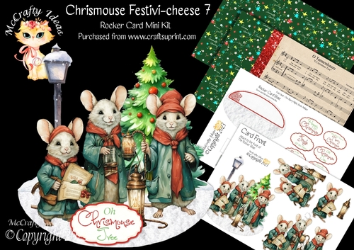 Chrismouse Festivi-cheese 7 Rocker Card
