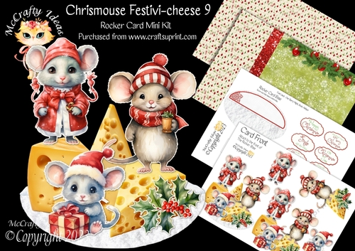 Chrismouse Festivi-cheese 9 Rocker Card