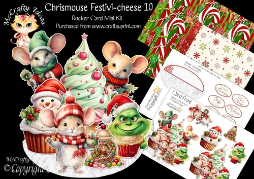 Chrismouse Festivi-cheese 10 Rocker Card
